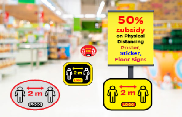Cheapest Covid-19 Display Sign Poster & Floor Decal Cheapest Covid-19 Display Sign, Poster & Floor Decal in BC - 50% Diccount on Sign for Covid Prevention / Awareness