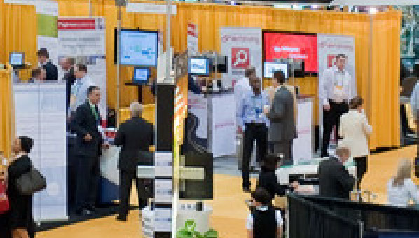 24 Hour Trade Show Retractable Banner offers the convenience for trade show exhibitors (24 hour rush available)